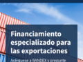 Bandex abre canal para financiar a los exportadores